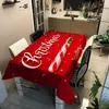 Tavolo tavolo coperchio protettivo protettivo eco-friendly rettangolo tovaglie tessuto buon Natale felice vacanza