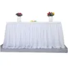 Table Skirt Tle Tablecloth For Party Wedding Home Decoration Diy Tableware Skirts Tutu Birthday Textile1 Drop Delivery Garden Textil Dhjpy