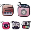 Storage Bags Style Creative Tinplate Coin Purse Cute Retro Record Tape Key Earphone Bag Headphone Case