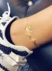 Anklets Customized Name Anklet for Women Personalized Gold Color Stainless Steel Jewelry Custom Nameplate Bracelet With Heart Gifts 230107