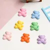 Hair Accessories 8pcs Kawaii Cartoon Textured Bear Kids Resin Hairbands Girls Elastic Band Headwear