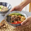 Skålar 7 tum underglasyr keramisk skål japansk restaurang ramen nudel hushåll kök bordsartiklar omedelbart