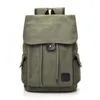 Backpack Canvas Rucksack School Bag Women Womens Bags Men Fashion Casual Large Capacity Retro Style Unisex