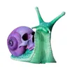 Oggetti decorativi Figurine Snail Skl Scpture Decorazione gotica Statue Patio Halloween Figurina Crafts Desktop Scheletro horror o Dhhea