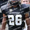 American College Football Wear Vanderbilt Commodores Football Jersey 48 Andre Mintze 7 Cam Johnson 6 Riley Neal 32 Sarah Fuller 2 Deuce Wallace NCAA College Mens Wome