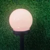 Solar Garden Light Outdoor Waterproof Lawn Pathway Landscape Ground Lamp Bulb For Home Yard Driveway