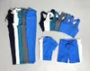 Active Sets Zipper Yoga Set Seamless Drawstring Sports Suit Women Workout Ribbed Gym Fitness U-Shaped 2/4 PCS Sportswear
