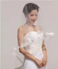 VELES DE NADALES Simples Tul White Marfil One Velo con apliques Accesorios de novia Mujeres cortas