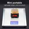 Latarki Terches Mini LED reflektory Cob Przenośna lampa reflektorów 4 tryby Latarki głowicy Mini Kemping Lattern z wbudowaną baterią 0109