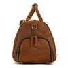 Duffel Bags Luufan Crazy Horse Leather Handbag For Men Genuine Travel Duffle Travelling Male Shoulder Laptop Real Luggage