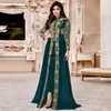 Ethnic Clothing Saudi Arabia Muslim Long Skirt Retro Print Noble Women's Suit Islamic Dress Dubai Arab Emirates Pants