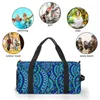 Borse da esterno Ocean Mandala Print Sport Fiore astratto Grande borsa da palestra Bagagli Borsa da fitness per uomo