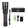 Flashlights Torches Super Bright 5000000000 LUMENS LED -zaklamp Oplaadbare zelfverdediging Zelfverdediging Flashlight Voeding Camping Lichtlamp 0109