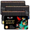 Le dernier ensemble de crayons de peinture de 120 couleurs, couleurs à l'huile, peintures d'art au plomb, fournit de nombreux styles à choisir, supporte un logo personnalisé