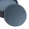테이블 매트 비 슬립 내열 실리콘 매트 음료 유리 검은 코스터 부엌 액세서리 커피 머그 플로티 캣 6pc/set