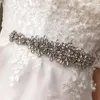 Hochzeit Schärpen Luxus Strass Gürtel Kristall Diamant Handgemachte Europäische Braut Schärpe Frauen Zubehör