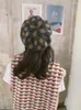 Boinas 2023 Moda Mujer Chica Boina Artista Cálido Lana Invierno Gorro Sombrero Gorra Vintage Inglaterra Celosía Elegante Dama