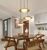 Pendant Lamps Nordic Modern Creative Art Industrial Style Restaurant Bar Round Copper Glass Chandelier Living Room Decor Light Fixtures