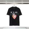 Projektantka marka mody mens t shirt love rabbit litera druku