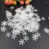 Decorazioni natalizie 2023 300 pz/lotto Fiocchi di Neve Coriandoli Neve Artificiale Albero di Natale Ornamenti Per La Decorazione Domestica Del Partito di Cerimonia Nuziale