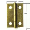 Furniture Accessories 200Pcs/Lot 17X24Mm 1 Inch Hinges Brass / Bronze Optional Wooden Box Parts Small Hinge Iron Flat Gift Craft Dec Dhjff