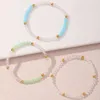 Strand Transparent For Women 3 Pcs/Set Elastic Stretch Bracelet Female Hand Chains 2023 Fashion Jewelry Simple