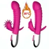 Volwassen massager Licking Machine Dolfijn Tong Clitoral G Spot Vibrator Sex speelgoed Vagina Anal Massager Prostaat Seksueel speelgoed voor vrouwen