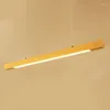 Pendelleuchten Holz LED-Licht Linear Bar Horizontale Hängelampe 80 cm 120 cm Esszimmer Küche Büro Beleuchtungskörper Aufhängung