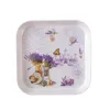 Plates Creative Small Bone Plate Melamine Household Cake Full Set Of Tableware Simple Tray Tea