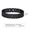 Urok Bracelets Gents Prezydent Bransoletka stalowa Zegarek zegarek dla mężczyzn Watchlink Biżuteria Złota 15 mm szerokość 88 cali Dostarcz dhnrh