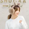 Beralar Isıtıcıları Sahte Kürk Earmuffs Kış Sıcak Yumuşak Peluş Kawaii Kulak Kapağı Kızlar Konforlu Kadın Bayanlar Kulaklıklar