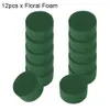 Dekorativa föremål Figurer 12PCSpack Bouquet Floral Decoration Wedding Aisle Green Foam Round Party Brick Block Håll färskt DIY Craft Flower Arrangement 230110