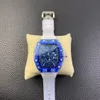 JB Watch RM12-01 RM056 RM53-02 med schweizisk standard Tourbillon urverk safirkristallfodral med naturgummiband