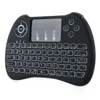 H9 Fly Air Mouse teclado inalámbrico retroiluminado con luz negra, Control remoto Multimedia, panel táctil de mano para Android TV BOX5758404