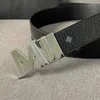 2023 9 Färg M Luxury Designer Belt G Buckle Fashion äkta läder Kvinnor Belter för män Brev Dubbel Big Gold Classical 105-125 cm