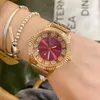 Orologio da donna con diamanti Orologi da donna di moda firmati di marca superiore Orologi da polso al quarzo con cinturino in acciaio inossidabile per Natale da donna, Festa della mamma. Migliore qualità