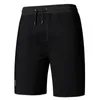 Heren shorts Fashion Casual Mens Plain Sport Solid Drawtring Short Polyester Cotton Men Leggings Fitness C0430