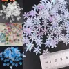 Christmas Decorations 2023 300pcs/lot Snowflakes Confetti Artificial Snow Xmas Tree Ornaments For Home Party Wedding Decor