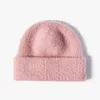 BERETS LDSLYJR 2023 Höst- och vinterfast färgtjockad stickad hatt Varma skallar Cap Beanie för män Kvinnor 154