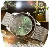 Three Pins Luxury Fashion Crystal Men Watches 43mm kwarts roestvrijstalen gaasgordel Sport alle Crime Watch Clock Table Gifts