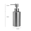 Liquid Soap Dispenser Bathroom Kitchen Pump Hand Sanitizer Standing Stainless Steel Shampoo Container Bedroom Lotion Bottle Drop Del Dhpib