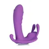 Juguetes sexuales Masajeador 3 en 1 Bragas de mariposa usable Consolador de empuje Vibrador Control remoto Huevo vibrador Juguete para mujeres Estimulador de clítoris