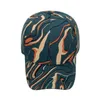 Boll Caps Bell Crusher Cap Fashion Women Män Sport Water Ripple Print andningsbar Beach Baseball Hip Hop Hat Sun Mens Justerbar