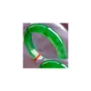 Bangle Send Certificate Ice Jade Women Fine Jewelry Gifts Genuine Natural Burmese Jadeite Real Jades Bangles Amet Bracelets Drop Deli Dhlr3