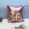 glitter sequin pillowcase glitter mermaid cushion cover pillow magical throw pillow case home decorative car sofa pillowcase new