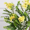 Decorative Flowers Simulated Flower 2-fork Taro Fruit Soft Gum Coral Family Wedding Scene Interior Decoration Ornaments