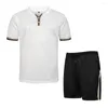 Survêtements pour hommes Marque T-shirt pour hommes Shorts S Été Respirant Casual T-shirt Running Survêtement Set Fashion Joggers Male Sportswear