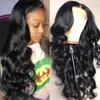 Body Wave 13X4 Lace Front Human Hair Wigs For Black Women Pre Plucked With Baby Brazilian Remy HD Transparent Glueless