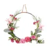 Decorative Flowers Wreaths Wreath Decor Flower Wall Door Hoop Hangingeucalyptus Floral Decoration Hanger Front Wedding Home Indoor Dhews