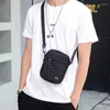 Midjesäckar mode mäns lilla väska axel trendig diagonal ryggsäck bröstljus pojke mini casual mobiltelefonpaket